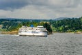 Ferry Leaving a Harbour