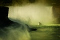 Ferry Maid of the Mist in the Niagara River. Niagara Falls. Royalty Free Stock Photo