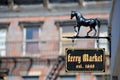 Ferry Market Old Sign By Old Fulton Street