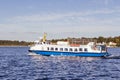 Ferry near Arkosund Sweden Royalty Free Stock Photo