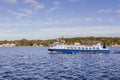 Ferry near Arkosund Sweden Royalty Free Stock Photo