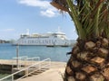 Ferry at the pier in Preko