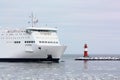 Ferry in Rostock Royalty Free Stock Photo