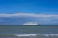 Ferry sailing and sunny day