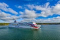 Ferry ship Baltic Princess departures from Mariehamn