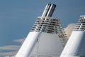 Ferry ship boat chimney detail