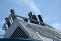 Ferry ship boat chimney detail