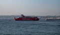 Ferry ship entering in Vieux Port, Marseille