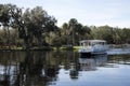 Ferry on the St Johns River in Volusia County Florida USA