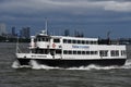 Ferry by Statue City Cruises running from Manhattan to Statue of Liberty in New York City