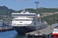 The ferry Strait Ferona rests at her moorings