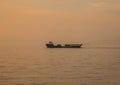 The ferry from Tela to the island of Roatan Royalty Free Stock Photo