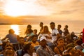 The ferry from Tela to the island of Roatan Royalty Free Stock Photo