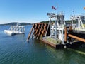 Ferry terminal on small island