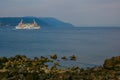 A ferry to Sakurajima in Kyushu, Japan