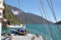 Ferry trip through Milford Sound in New Zealand