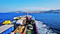 Ferry trip on a summer day