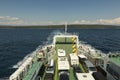 Ferryboat in Adriatic sea in Croatia Royalty Free Stock Photo