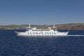 Ferryboat on Adriatic sea Royalty Free Stock Photo