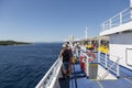 Ferryboat on Adriatic sea Royalty Free Stock Photo