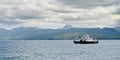 Ferryboat reaching Armadale, Skye, Scotland