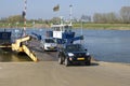 Ferryboat transporting cars and people