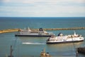 Ferryboats in Dover Port