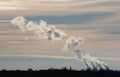 Ferrybridge power station cooling towers Yorkshire Royalty Free Stock Photo