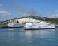 Ferrys at Dover, England Royalty Free Stock Photo