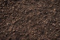 Fertile loam soil suitable for planting, soil texture background