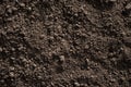 Fertile loam soil suitable for planting, soil texture background