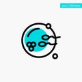 Fertile, Procreation, Reproduction, Sex turquoise highlight circle point Vector icon