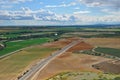 Fertile valley of the Spanish river Guadalquivir