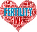 Fertility Word Cloud Royalty Free Stock Photo