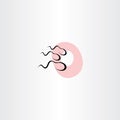 fertilization sperm and egg vector icon