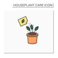 Fertilize color icon