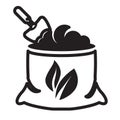 Fertilizer Bag Icon Royalty Free Stock Photo