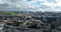 Fertilizer factory along Ghent Terneuzen Canal in Sluiskil fertilizers, foliar fertilizers, fertigation fertilizers and