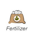 fertilizer hand draw icon. Element of farming illustration icons. Signs and symbols can be used for web, logo, mobile app, UI, UX