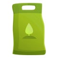 Fertilizer tree pack icon, cartoon style