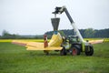 Fertilizing field by aircraft