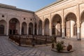 FES, MOROCCO - APRIL 02, 2023 - Beautiful traditional old palais El Glaoui in the medina of Fes