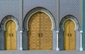 FES, MOROCCO - AUGUST 14, 2003: Facade of Royal Palace Dar el-Makhzen