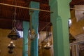 Fes, Morocco. Interior of the Jewish Synagogue Ibn Danan in Fes Medina, Morocco. Royalty Free Stock Photo