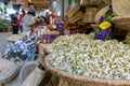 Fes, Morocco - March 4 2020 : Spices and herbs from a moroccan market in the Medina of Fes Royalty Free Stock Photo