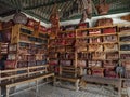 Leather Goods in Fes, Morocco Royalty Free Stock Photo