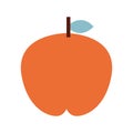 fesh fruit apple isolated icon design