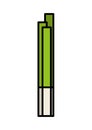 fesh vegetable cane isolated icon design