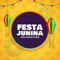 Festa junina festival celebration decorative background design