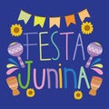 Festa Junina festive card